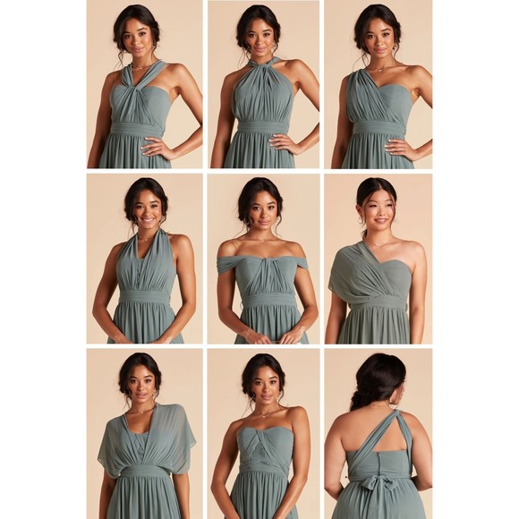 Birdy Grey Grace Convertible Chiffon Dress Size XS - Picture 2 of 12